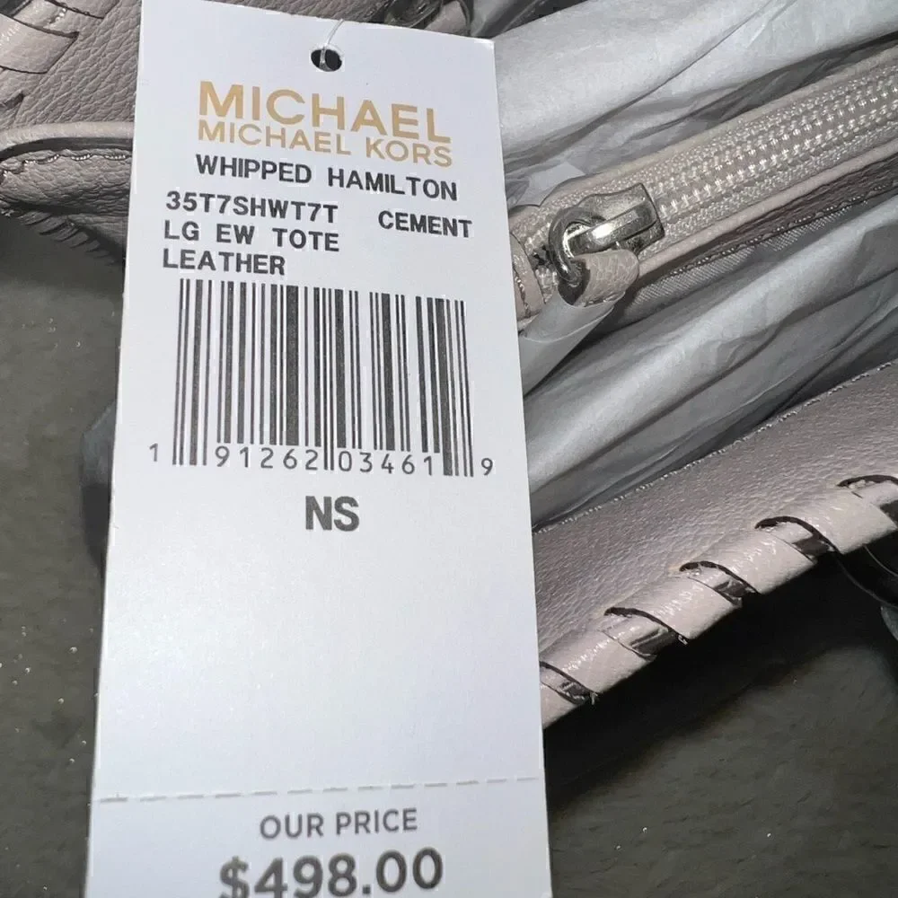🔥🎁NWT! Michael Kors Whipped Hamilton EW Satchel Handbag Msrp:$498.00